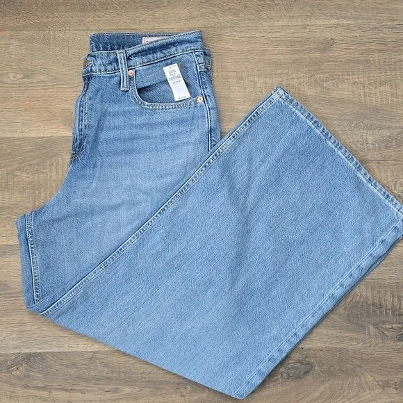 Women's GAP Baggy Mid Rise Jeans 12R - Picture 4 of 4